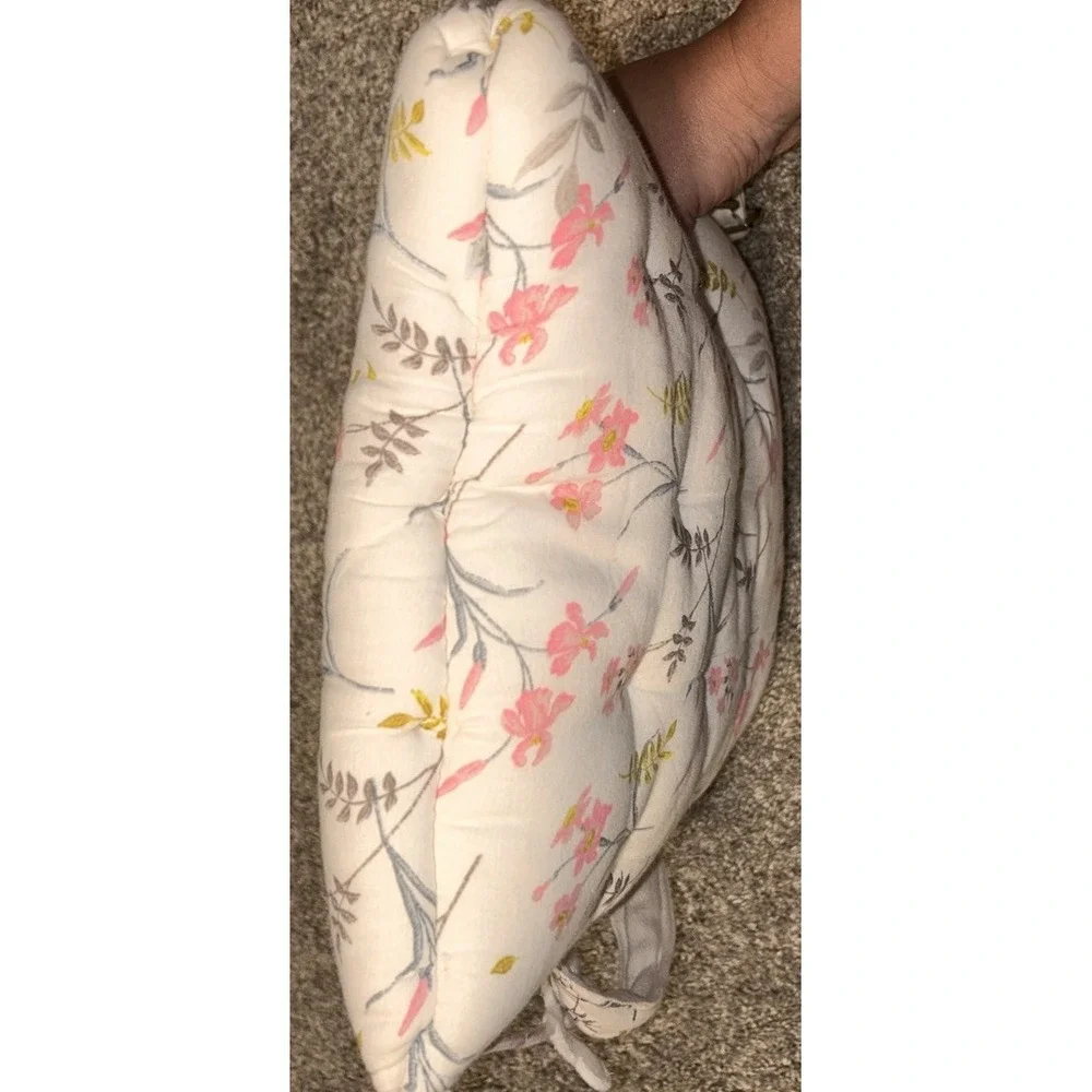 Bonpoint Liberty Floral Quilted Pillow Backpack Girls Pink Cotton Rare